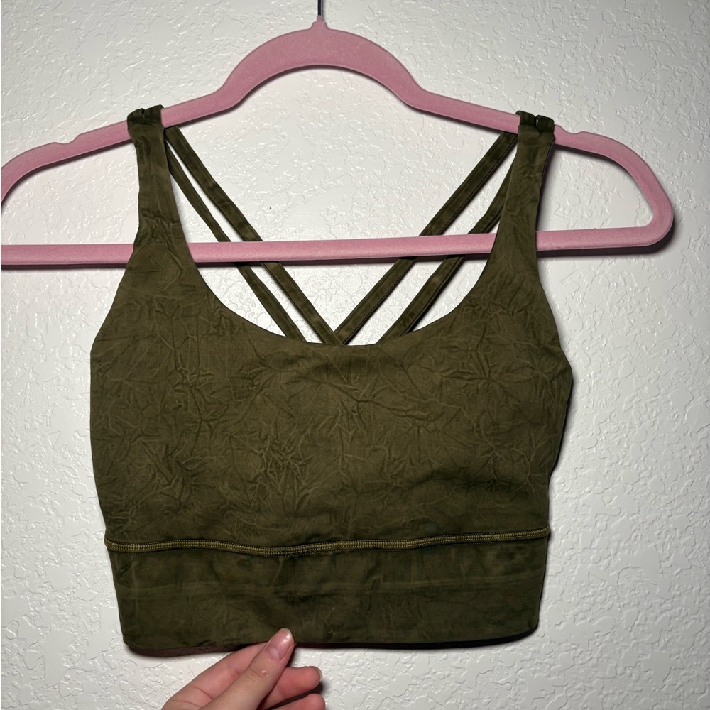Lululemon Athletica Olive Sports Bra